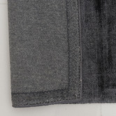 Elemental Rug Collective Charcoal Oulu Hand-Loomed Viscose Rug