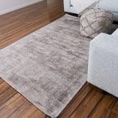 Elemental Rug Collective Fawn Oulu Hand-Loomed Viscose Rug