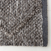 Elemental Rug Collective Trunk Grey Crossroads Flat-Woven Wool-Blend Rug