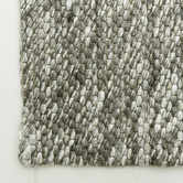Elemental Rug Collective Grey Valencia Flat-Woven Wool Rug