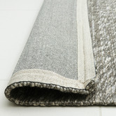 Elemental Rug Collective Grey Valencia Flat-Woven Wool Rug