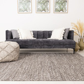 Elemental Rug Collective Grey Valencia Flat-Woven Wool Rug