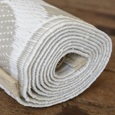 Elemental Rug Collective Silver &amp; White Trellis Power-Loomed Outdoor Rug