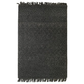 Elemental Rug Collective Black Kasbah Flat-Woven Wool Rug