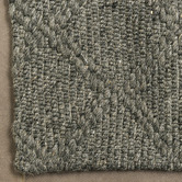 Elemental Rug Collective Charcoal Rox Flat-Woven Wool-Blend Rug