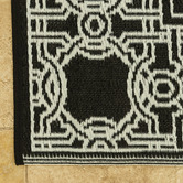 Elemental Rug Collective Bordered Power-Loomed Outdoor Rug
