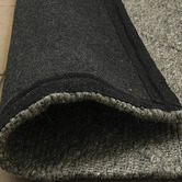 Elemental Rug Collective Charcoal Rox Flat-Woven Wool-Blend Rug
