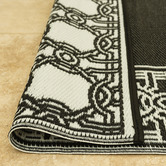 Elemental Rug Collective Bordered Power-Loomed Outdoor Rug