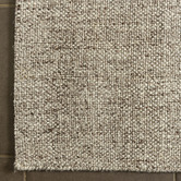 Dotts Rugs Beige Basket Weave Wool-Blend Rug