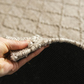 Elemental Rug Collective Beige Crossroads Homer Flat-Woven Wool-Blend Rug