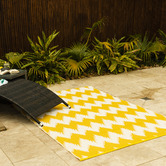 Elemental Rug Collective Chevron Power-Loomed Outdoor Rug