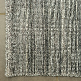 Elemental Rug Collective Grey Hand-Knotted Bamboo Silk &amp; Wool Rug