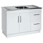 Roma Bathroom Chiavari 1180mm Kitchenette Sink &amp; Cabinet