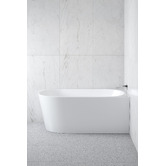Roma Bathroom Blaze Gloss White Acrylic Corner Bath