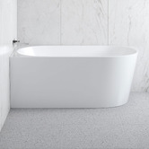 Roma Bathroom Blaze Gloss White Acrylic Corner Bath