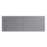 Roma Bathroom Boardwalk 1200mm Matte Grey Wall Hung Single Vanity with Ceramic Countertop