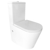 Roma Bathroom Metro Rimless Back To Wall Toilet Suite