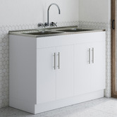 Roma Bathroom Cetona 1160mm Double Laundry Tub