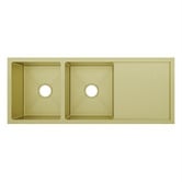 Roma Bathroom Hanes 1160mm Undermount Double Stainless Steel Kitchen Sink with Drainer