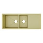 Roma Bathroom Hanes 1160mm Undermount 1 &amp; &frac12; Stainless Steel Kitchen Sink with Drainer