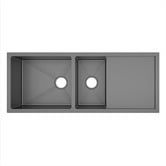 Roma Bathroom Hanes 1160mm Undermount 1 &amp; &frac12; Stainless Steel Kitchen Sink with Drainer