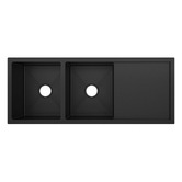 Roma Bathroom Hanes 1160mm Undermount Double Stainless Steel Kitchen Sink with Drainer
