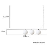 Ideal Lux Perline 3 Light Pendant