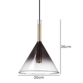 Ideal Lux Empire Cone Pendant Light