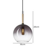 Ideal Lux Empire Round Pendant Light
