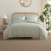 Tommy Bahama Line Palms Cotton Quilt Cover Set