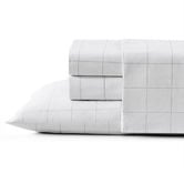 Kenneth Cole Classic Grid Cotton Percale Sheet Set