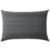 Kenneth Cole Soho Logo Stripe Cotton Quilt Cover Set