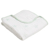Aden and Anais Aden &amp; Anais Stars Cotton Muslin Stroller Blanket