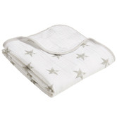 Aden and Anais Aden &amp; Anais Stars Cotton Muslin Stroller Blanket