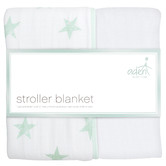 Aden and Anais Aden &amp; Anais Stars Cotton Muslin Stroller Blanket