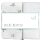 Aden and Anais Aden &amp; Anais Stars Cotton Muslin Stroller Blanket