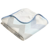 Aden and Anais Aden &amp; Anais Ziggy Broken Chevron Cotton Muslin Stroller Blanket