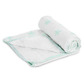 Aden and Anais Aden &amp; Anais Stars Cotton Muslin Stroller Blanket