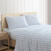 Nautica Home Camp Stripe Paige Washed Polyester Sheet Set