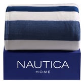 Nautica Home Awning Stripe Blanket