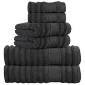 Nautica Home 6 Piece Sandy Bay Cotton Terry Bathroom Towel Set