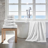 Nautica Home 6 Piece Sandy Bay Cotton Terry Bathroom Towel Set