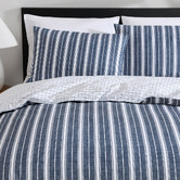 Nautica Home Nautica Stripe Cotton Quilt Cover Set
