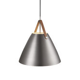 Nordlux Strap Metal &amp; Leather Interior Pendant Light