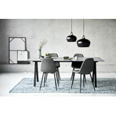 Nordlux Black Bowl Metal Pendant Light
