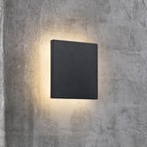 Nordlux Black Artego Square Exterior Wall Light