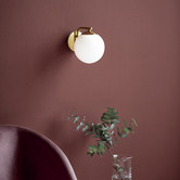 Nordlux Grant Frosted Glass Wall Light