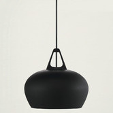 Nordlux Black Bowl Metal Pendant Light