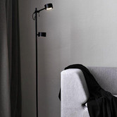 Nordlux Clyde 2 Light Metal Floor Lamp