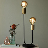 Nordlux Josefine 2 Light Metal Table Lamp